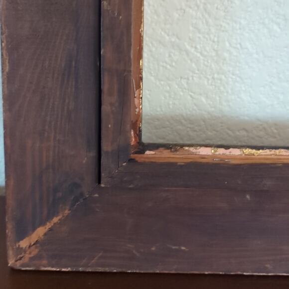 Antique 1700s-1800s Gold Gilt Large Wood Portrait Art Frame 26.5"× 21.25" - Picture 9 of 10